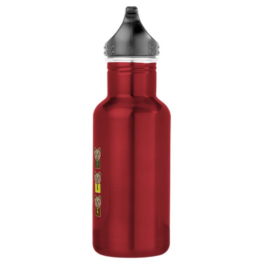 Kleine beer met stropdas waterfles  (Rechts)