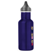 Kleine beer met stropdas waterfles  (Links)