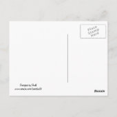 Kleine beer op de steiger briefkaart (Achterkant)