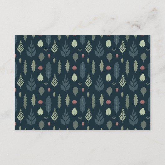 Kleine Beer Rustige Baby shower Draagbare kaart (Achterkant)