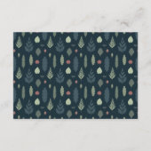 Kleine Beer Rustige Baby shower Draagbare kaart (Achterkant)