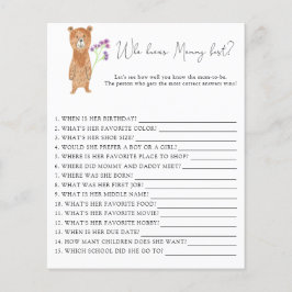 Kleine Beer - Wie kent MOMMY het beste