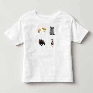 Kleine Beertje Peuter T-shirt, Mooie Dieren Vriend Kinder Shirts