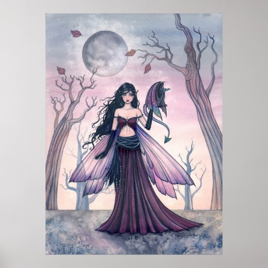 Kleine Beestfee met Drakposter Poster (Voorkant)