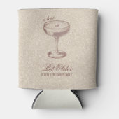 Kleine beetje ouder Elegant Gouden Verjaardag Blikjeskoeler (Voorkant)