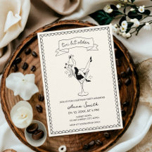 Kleine beetje oudere cocktail hand getrokken uniek