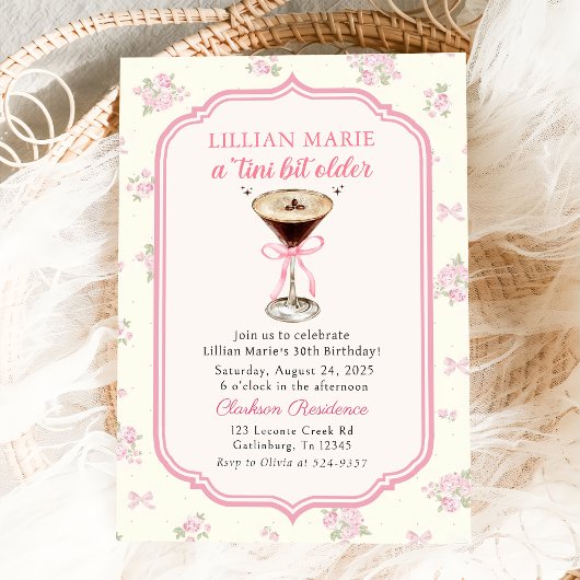 Kleine beetje oudere Espresso Martini Coquette Ver Kaart