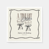 Kleine beetje oudere espresso martini eigenzinnige servet (Voorkant)