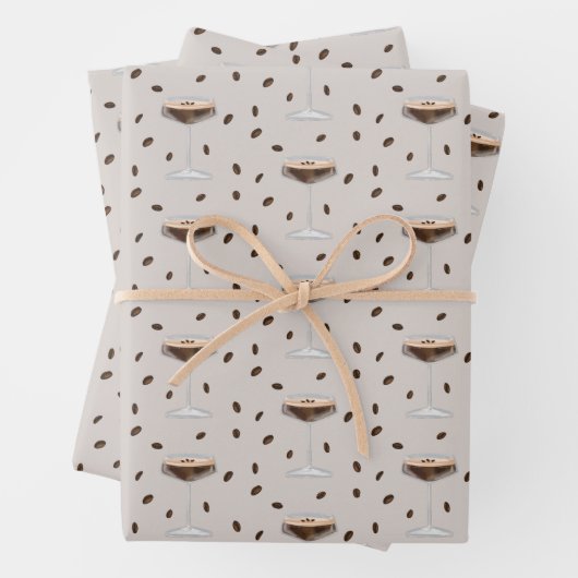 Kleine beetje oudere Espresso Martini Signature Co Inpakpapier Vel (In situ)