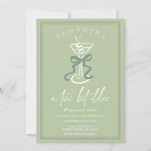 Kleine beetje oudere hand getrokken olijf cocktail kaart