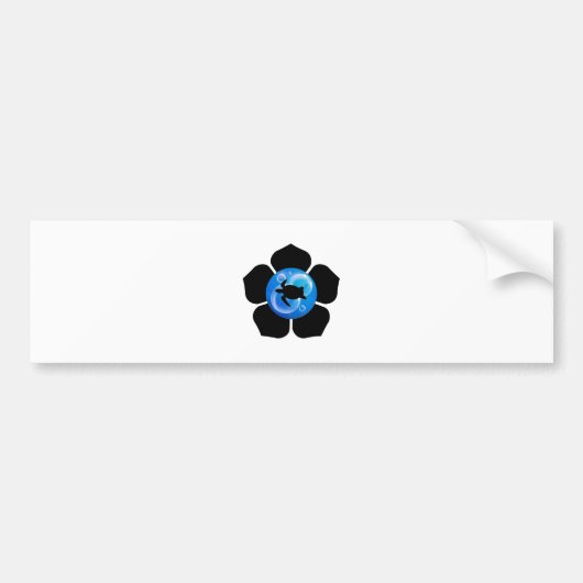 Kleine belletjes bumpersticker (Voorkant)
