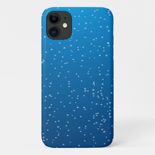 Kleine belletjes in helder blauw water Case-Mate iPhone case (Achterkant)