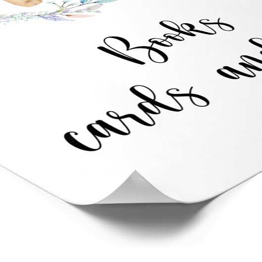 Kleine beren boeken en geschenken poster (Hoek)