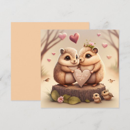 Kleine beren cartoon (Voorkant / Achterkant)