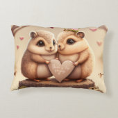 Kleine beren cartoon accentuleuze kussens (Achterkant)