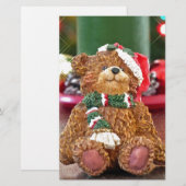 Kleine Beren Kerstmis Briefpapier (Voorkant / Achterkant)