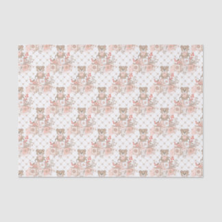 Kleine Beren voor meisjes Tissuepapier