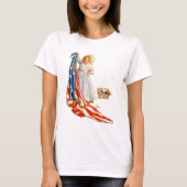 Kleine Betsy Ross en de Amerikaanse vlag T-shirt (Voorkant)