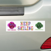 KLEINE BEWARING BUMPERSTICKER (Op auto)