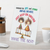 KLEINE BEWARING RECLAMEBORD MET VOETSTUK (Insitu)