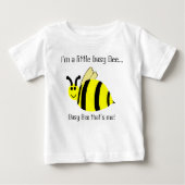 Kleine Bezige Bee Yellow Bumble Bee Kinderen Shirt (Voorkant)