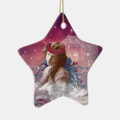 Kleine biddende engel keramisch ornament (Rechts)