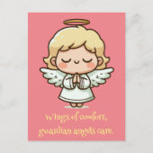 Kleine bidengel briefkaart (Voorkant)