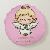 Kleine bidengel rond kussen (Achterkant)