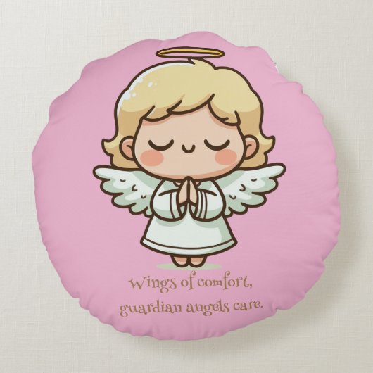 Kleine bidengel rond kussen (Achterkant)