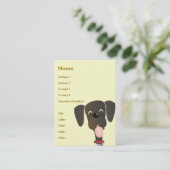 Kleine Big Dog Visitekaartje (Staand voorkant)