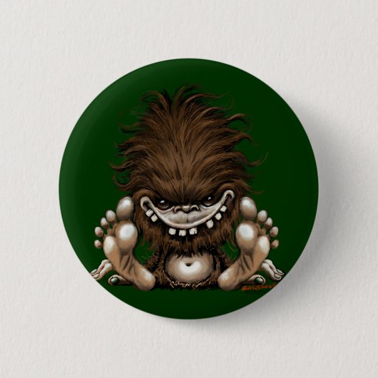 Kleine BIGFOOT-Button Ronde Button 5,7 Cm (Voorkant)