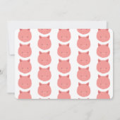 Kleine biggetje die één dier de eerste geboorte in kaart (Achterkant)