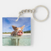 Kleine biggetje sleutelhanger (Achterkant)