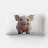 Kleine biggetkussen kussen voor slaapkamer of bank (Achterkant)