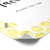 kleine bij is onderweg \ Favors Poster (Hoek)