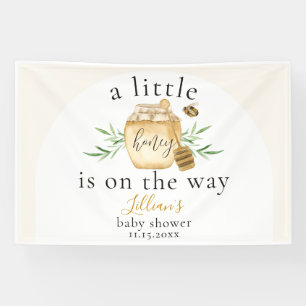 Kleine Bij Op Weg Bij Baby Shower Banner