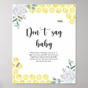Kleine bij Zeg geen baby Poster
