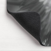 Kleine bijen aan de langwerpige dik Black White Mo Muismat (Hoek)