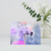 Kleine bijen briefkaart (Staand voorkant)