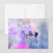 Kleine bijen briefkaart (Voorkant / Achterkant)