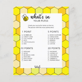 Kleine bijen die in je paarse baby shower spelen