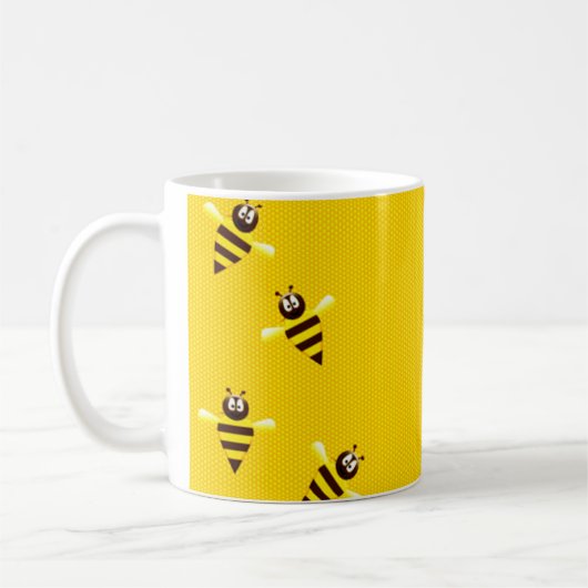 Kleine bijen koffiemok (Links)