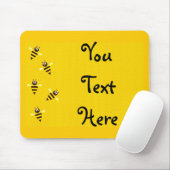 Kleine bijen muismat (Met muis)