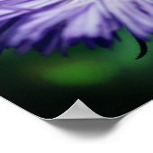 Kleine bijen op de Paarse rooster Poster (Hoek)