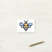 Kleine bijen post-it® notes (Op bureau)