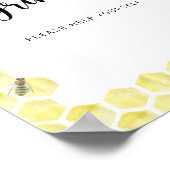 kleine bijenDrinken helpen jezelf Poster (Hoek)