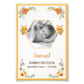 Kleine bijengeboortelastjes foto afdruk (Voorkant)