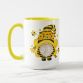 Kleine bijenkoepel in zonnebloemen mok (Links)