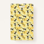 Kleine bijenpatroon bevestigen badge (Achterkant)