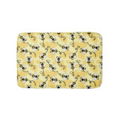 Kleine bijenpatroon bevestigen badmat (Voorkant)